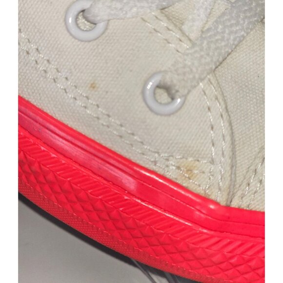 Converse White Cotton Chuck Taylor All Star Rainbow Sneakers Size 6 2043 - Picture 12 of 16